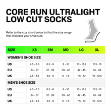 Core Run Ultralight Low Cut Socks